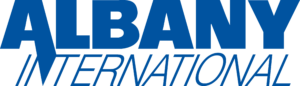 blue logo for Albany International