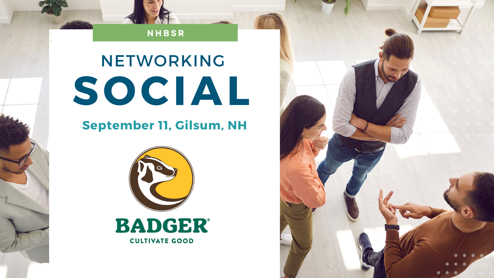 networking social at badger